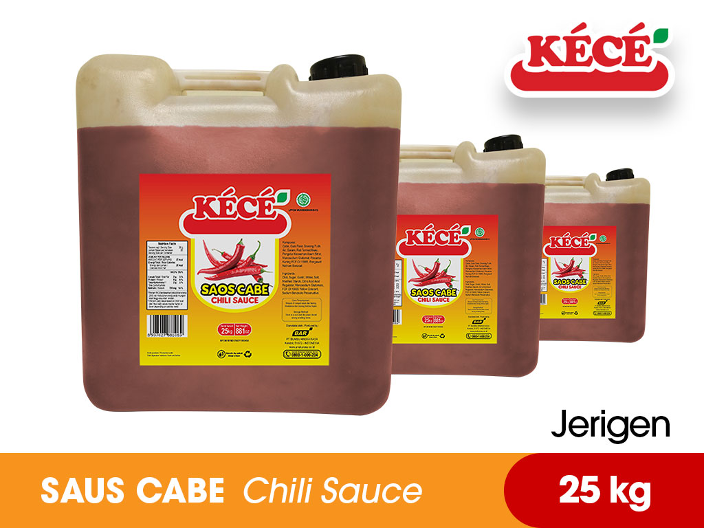 Saus Cabe KECE Jerigen 25 kg